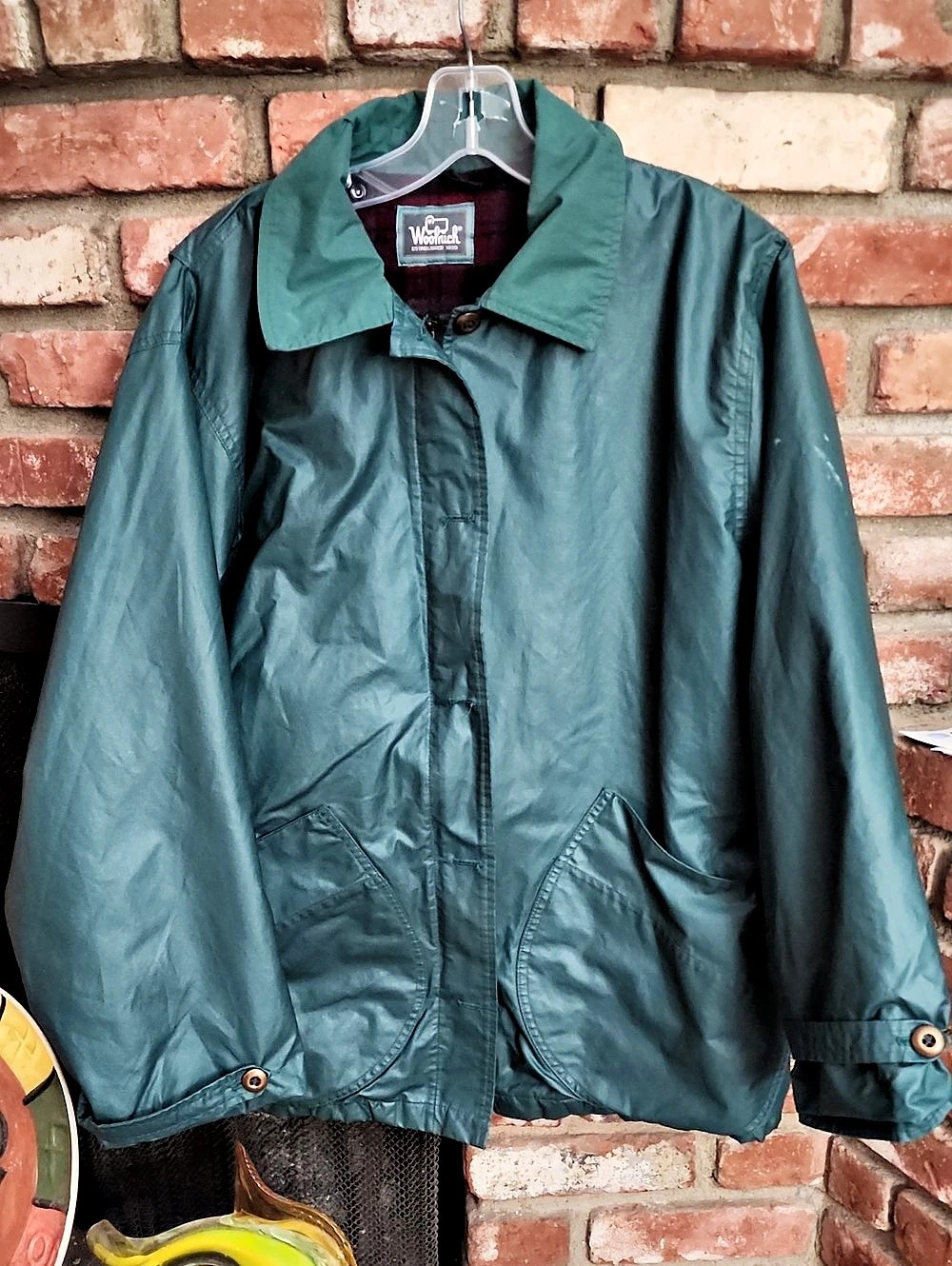 Vintage Woolrich Women's Green Utility Jacket Like New